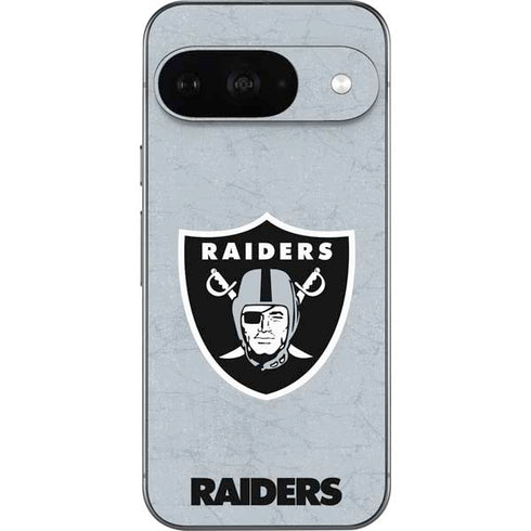 NFL Las Vegas Raiders - Alternate Distressed Google Pixel 9 Skin